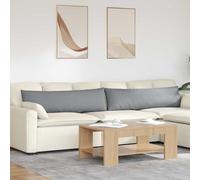 vidaXL Cojines de sofá 2 uds. tela Gris Claro 145 x 40 cm