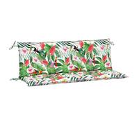 vidaXL Cojines para banco de jardín Tela multicolor 150x50x7 cm 2 uds