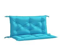 vidaXL Cojines para Banco de jardín 2 uds Tela Turquesa 100x50x7 cm, cojín, cojín de Banco, cojín de Asiento, cojín de Exterior, cojín de Banco