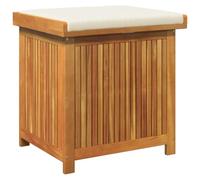 vidaXL Cojines para Exterior 60x50x61 cm Madera Maciza Acacia