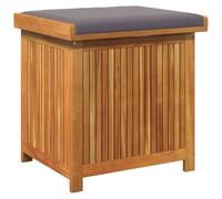 vidaXL Cojines para Exterior 60x50x61 cm Madera Maciza Acacia