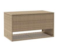 vidaXL Cojines para Exterior Beige 100x55x55,5 cm ratán sintético