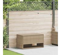 vidaXL Cojines para Exterior Beige 100x55x55,5 cm ratán sintético