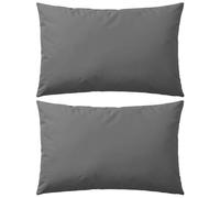 vidaXL Cojines para exteriores 2 unidades 60x40 cm gris