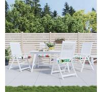 vidaXL Cojines para Silla 2 uds Tela Multicolor 40x40x7 cm, cojín, cojín para Exterior, cojín de Asiento, cojín para sofá, cojín para Asiento
