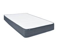 vidaXL Colchón box spring tela 190x140x20 cm suavidad media