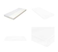vidaXL Colchón de 100 x 200 cm, 7 zonas, espuma de poliuretano, 10 cm de grosor, firmeza H2/H3 - Colchón - Colchones - Colchón de 7 zonas - Colchones de 7 zonas