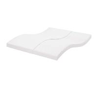 vidaXL Colchón de espuma de 7 zonas dureza 20 ILD blanco 200x220 cm