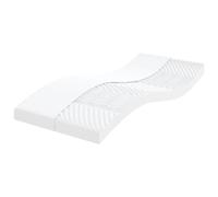 vidaXL Colchón de espuma de 7 zonas dureza 20 ILD blanco 80x200 cm