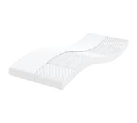 vidaXL Colchón de espuma de 7 zonas dureza 20 ILD blanco 90x190 cm