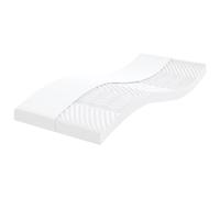 vidaXL Colchón de espuma de 7 zonas dureza 20 ILD blanco 90x210 cm