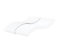 vidaXL Colchón de espuma Dureza 2-3 Blanco 200x200 cm