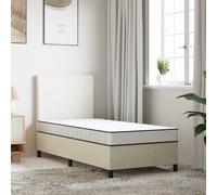 vidaXL Colchón de espuma para niños dureza media suave 80x160 cm