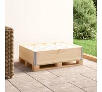 vidaXL Collar de caja de pallet madera maciza de pino 60x80 cm