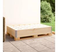 vidaXL Collar de caja de pallet madera maciza de pino 80x120 cm