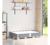 vidaXL Collar de palet madera maciza de pino gris 150x100 cm