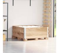 vidaXL Collares de palets 2 unidades madera maciza de pino 100x100 cm