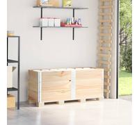 vidaXL Collares de palets 3 unidades madera maciza de pino 150x50 cm