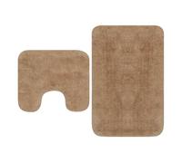 vidaXL Conjunto de Alfombrillas de Baño de Tela 2 Piezas Decoración Casa Color Gris, Tuquesa, Antracita y mas
