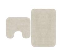 vidaXL Conjunto de Alfombrillas de Baño de Tela 2 Piezas Decoración Casa Color Gris, Tuquesa, Antracita y mas