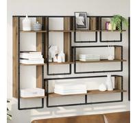 vidaXL Conjunto de estantes de pared 6 uds. Roble artisan