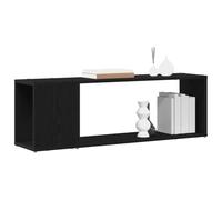 vidaXL Conjunto de mueble de TV 100 x 24 x 63 cm – Gabinete de pared moderno, minimalista – Negro