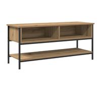 vidaXL Conjunto mueble TV Roble Artesanal 100 x 35 x 45 cm, consola rectangular montada en pared