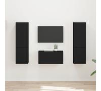 vidaXL Juego de 5 armarios de TV, color , fabricados en material de madera