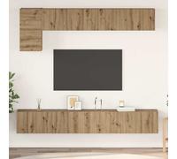 vidaXL Conjunto de mueble de TV 5 uds. Roble artisan
