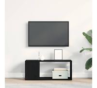 vidaXL Conjunto de mueble TV Roble negro 80x24x32 cm – Moderno de pared, minimalista