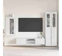 vidaXL Conjunto de mueble de TV FLORIN 3 uds. brillante