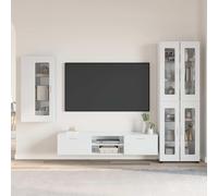 vidaXL Conjunto de mueble de TV FLORIN 3 uds. brillante