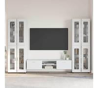 vidaXL Conjunto de mueble de TV FLORIN 3 uds. brillante