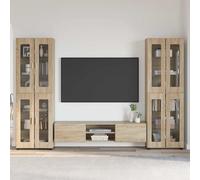 vidaXL Conjunto de mueble de TV FLORIN 3 uds. Roble Sonoma