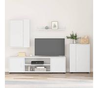 vidaXL Conjunto de mueble de TV Madera de ingeniería