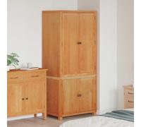 vidaXL Conjunto de Muebles de Almacenaje con puerta 2 uds. Marrón