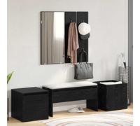 vidaXL Conjunto de muebles de recibidor 6 uds. 80 x 31 x 40 cm