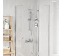vidaXL Conjunto de Sistema de Ducha Cromado 70 cm Acero inoxidable
