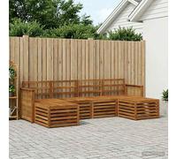 vidaXL Conjunto de sofás de exterior 5 uds.