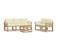 vidaXL Conjunto de sofás de Exterior 6 pcs, Sofá Exterior de jardín, Mueble Modular Moderno, Lounge en Patio, Conjunto para Relajarse en terraza