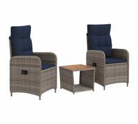 vidaXL Conjunto de Sofás de Jardín 3 uds.