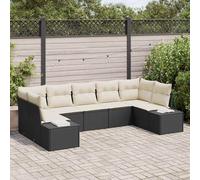 vidaXL Conjunto de sofás de jardín 7 uds. 7-Número de plazas