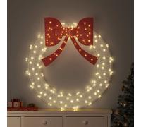 vidaXL Corona 150 LED cálido 120 cm Acrílico