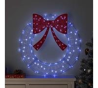 vidaXL Corona 60 LED Azul 76 x 76 x 8,5 cm Acrílico
