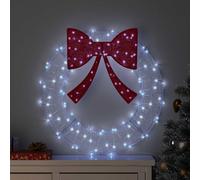 vidaXL Corona con 60 LED frío 76 x 76 x 8,5 cm Acrílico