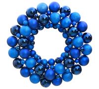 vidaXL Corona de Navidad poliestireno azul 45 cm
