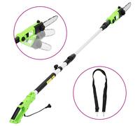 vidaXL Cortasetos eléctrico telescópico de pértiga 25 cm 710 W