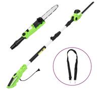 vidaXL Cortasetos eléctrico telescópico pértiga 25/41 cm 710/550W