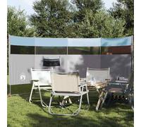 vidaXL Cortaviento de camping impermeable azul 366x152x152 cm