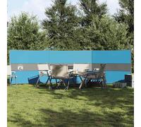 vidaXL Cortaviento de camping impermeable azul 490x123 cm